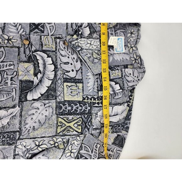 Pride of Hawaii Mens 2xl short sleeve buttondown casual Hawaiian Shirt - Picture 5 of 7